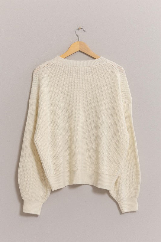 2024SS✨L'Appartement COZY KNIT PULLOVER White House Black Market Cozy Knit Pullover | Liberty Center