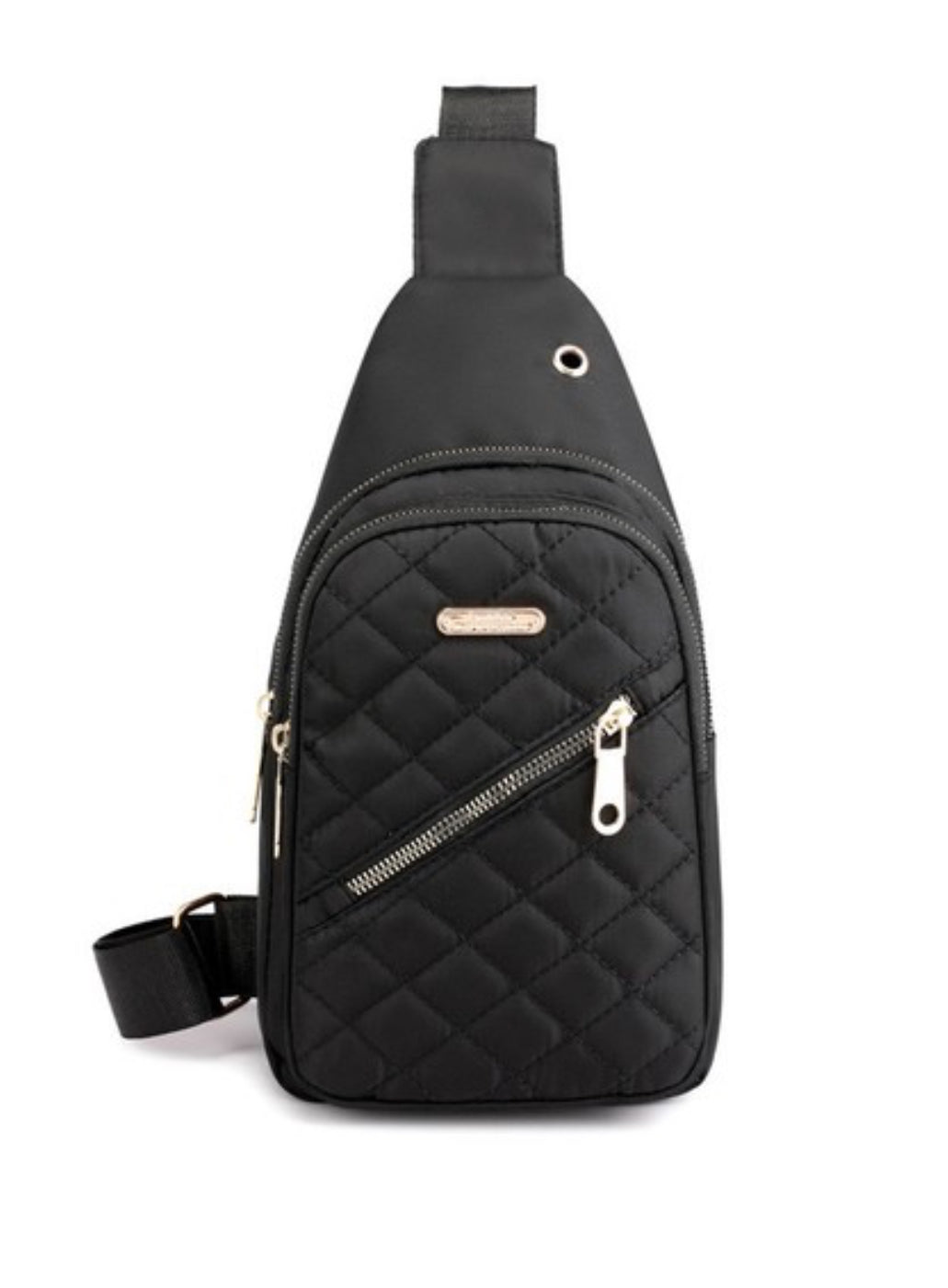 "Summer Is Waiting" (black) sling bag