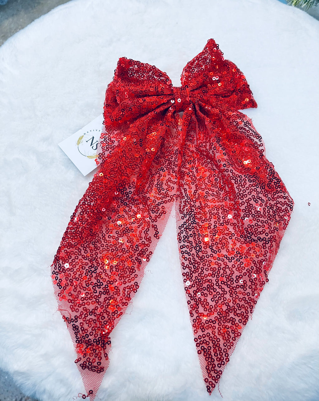 Holly Jolly Sequin Bow