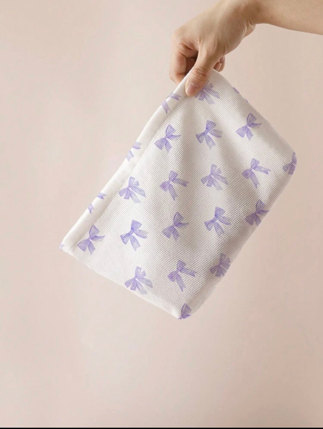 "Bows and Things" (lavender) accessory bags