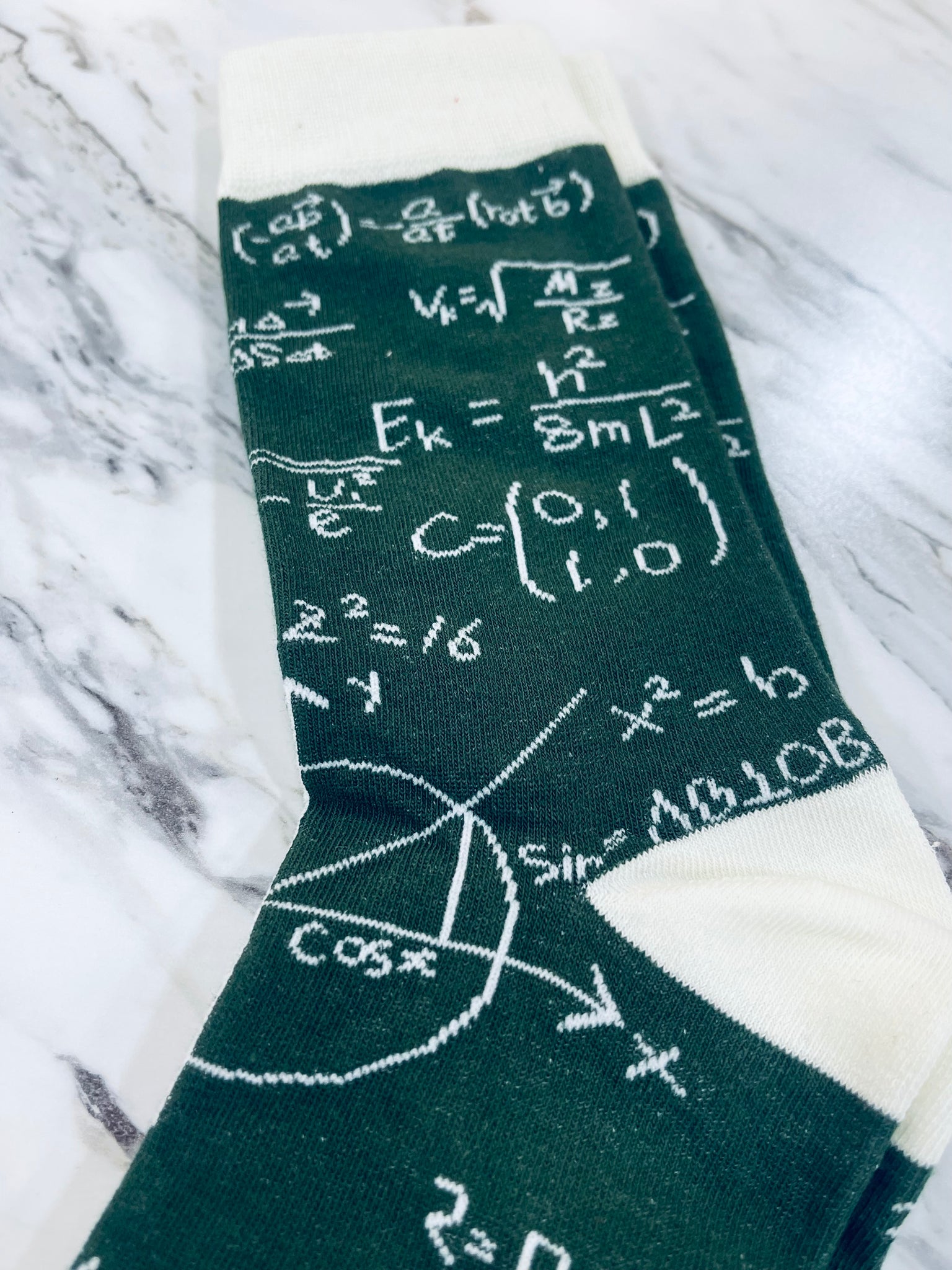 "Equation" student/ teacher socks