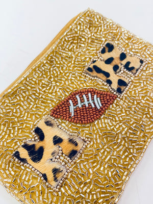 “Mom and Football” coin purse