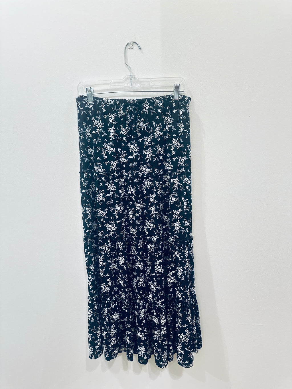 "Garden Whirl" (black) skirt