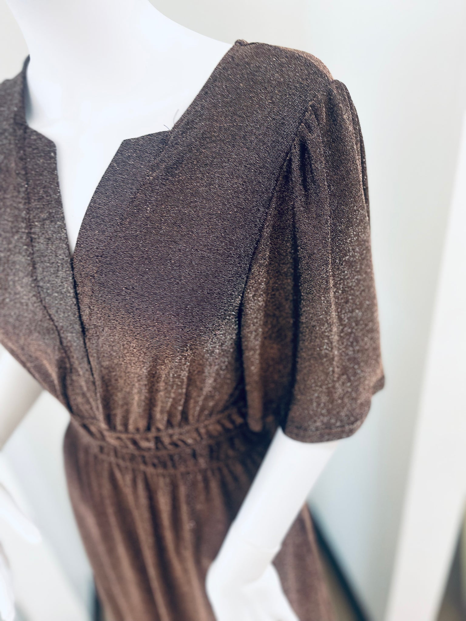 "Evening Ember" (bronze) dress