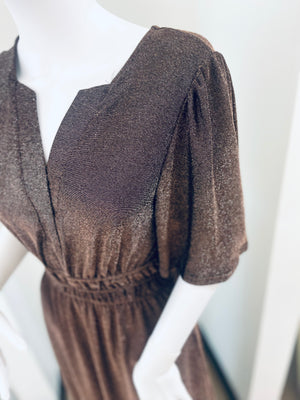 "Evening Ember" (bronze) dress