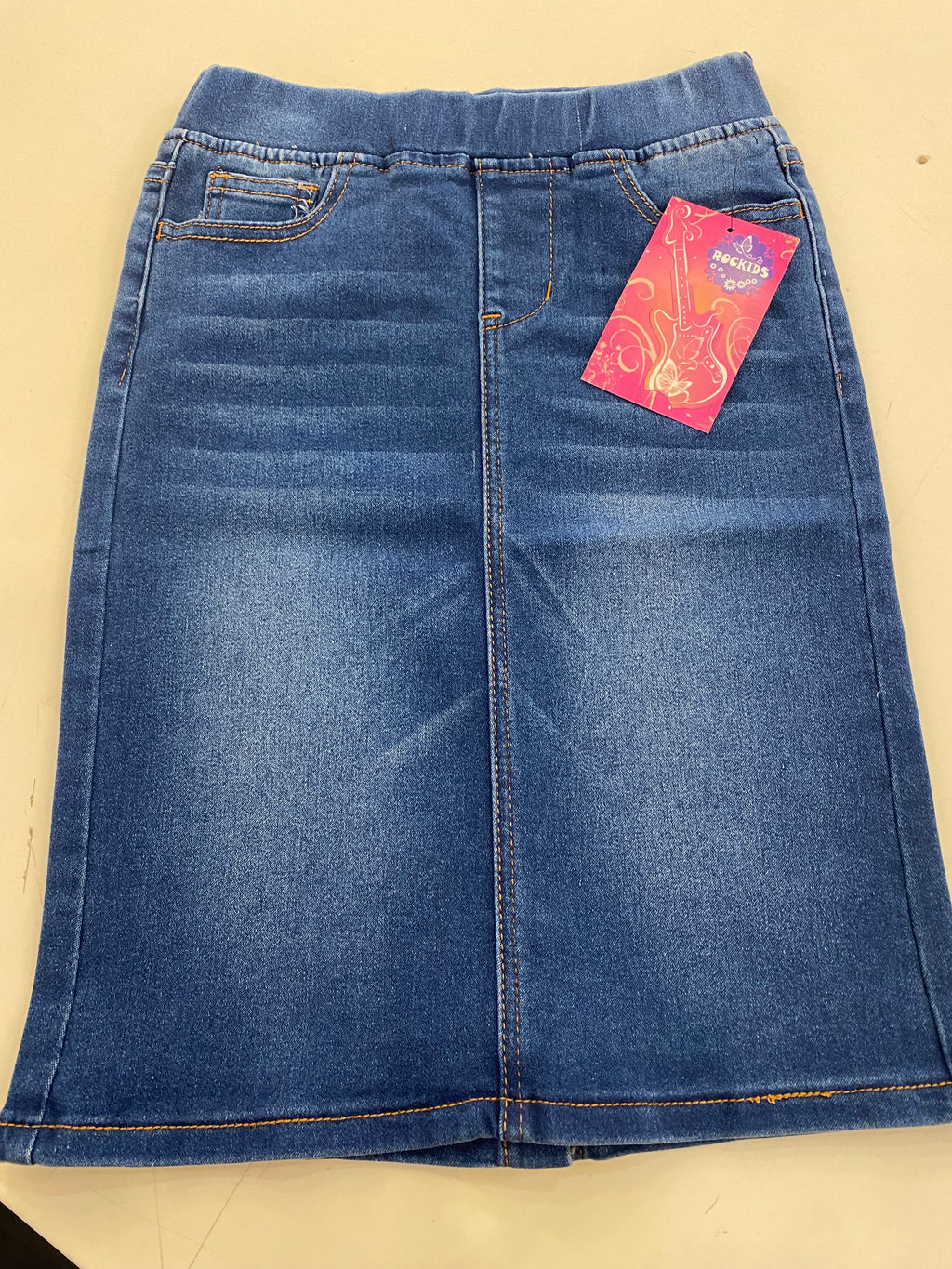 "Little Girls Blues"(light washed) skirt