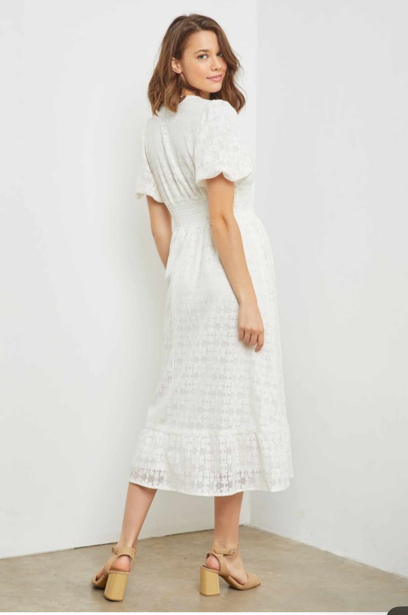 "Classic Elegance" (white) dress