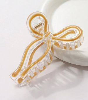 “Bow Era” (brown/clear)  claw clip collection