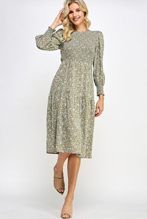 "Sage and Petals" dress