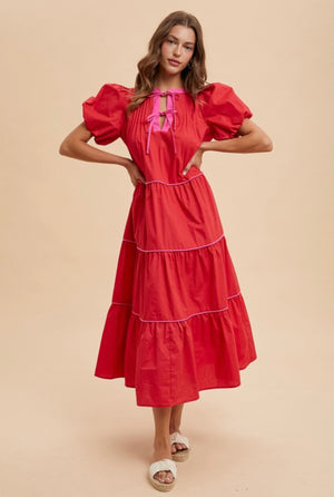 “Heart Stealer” (red/pink) dress