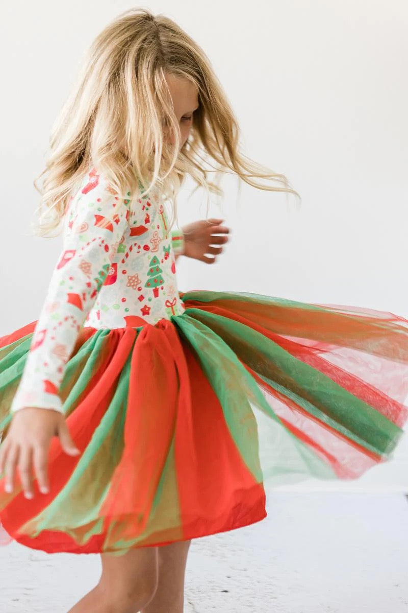 "Christmas Cheer" tutu girls dress