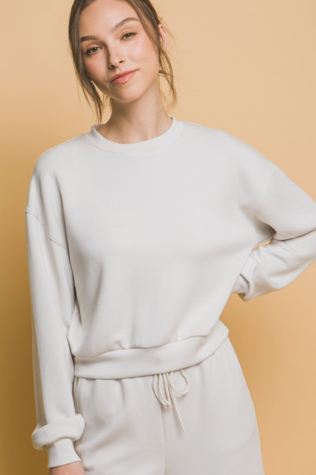 "From My View" (chalk) sweater