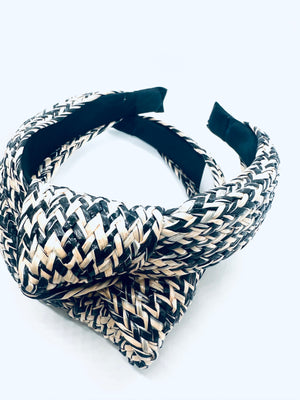 "Woven Together" (black) headband