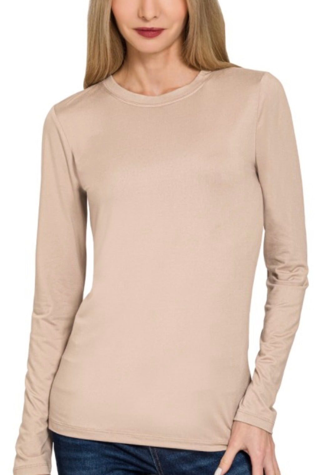 "Basically Perfect" (Lt Mocha) reg & plus top