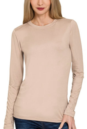 "Basically Perfect" (Lt Mocha) reg & plus top