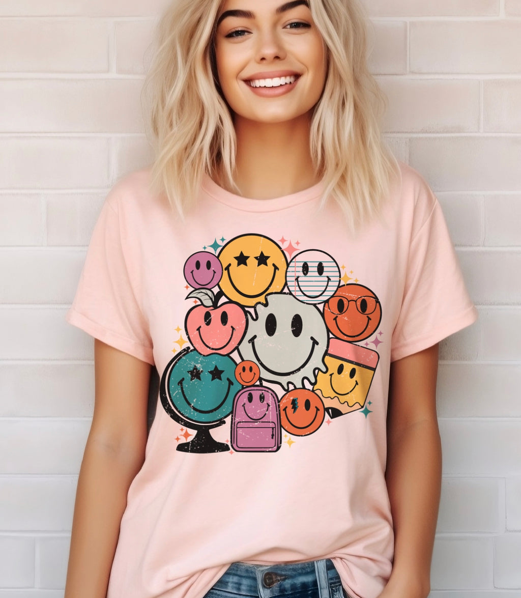 “Classroom Smiles” graphic t-shirt