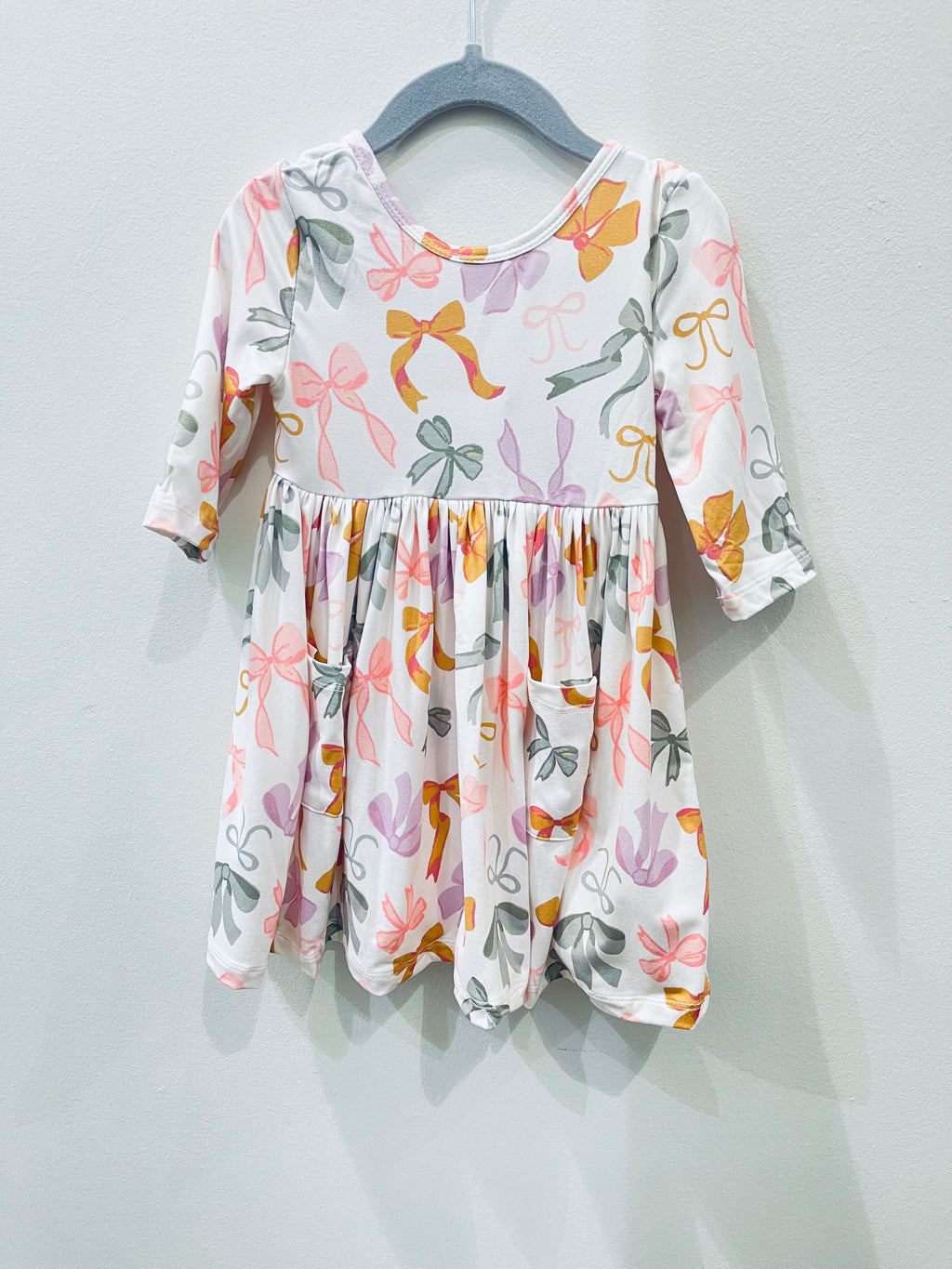 "Boho Bows" little girls dress