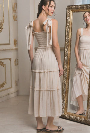 “Simple Beauty” (natural) jumper dress