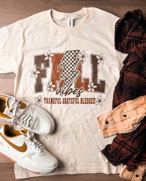 "Fall Vibes" reg & plus t-shirt