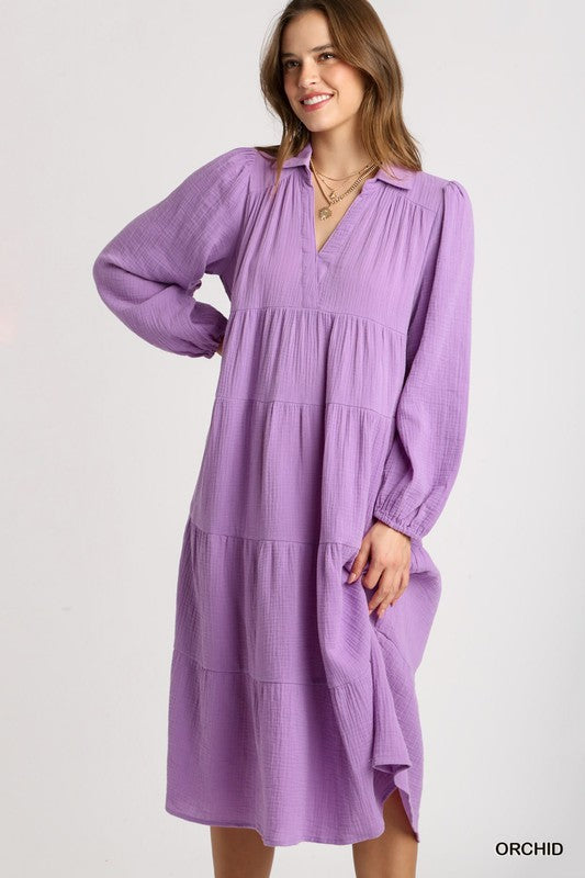 "A Day In Comfort" (Orchid) dress