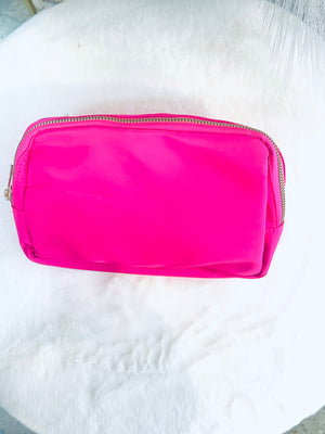 "On The Go" (hot pink) crossbody
