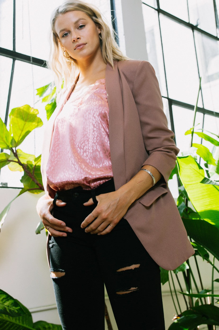 "The Hazelnut Edit" blazer