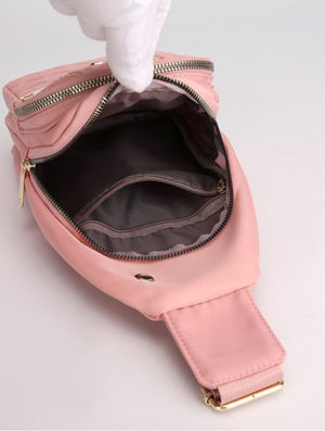 "Summer Is Waiting" (black) sling bag