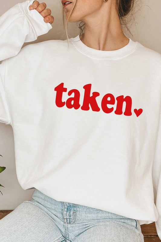 "Taken" (White) Sweatshirt