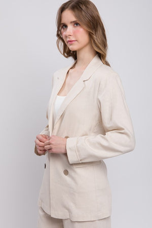 "Linen Simplicity" blazer