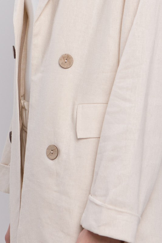 "Linen Simplicity" blazer