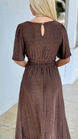 "Evening Ember" (bronze) dress