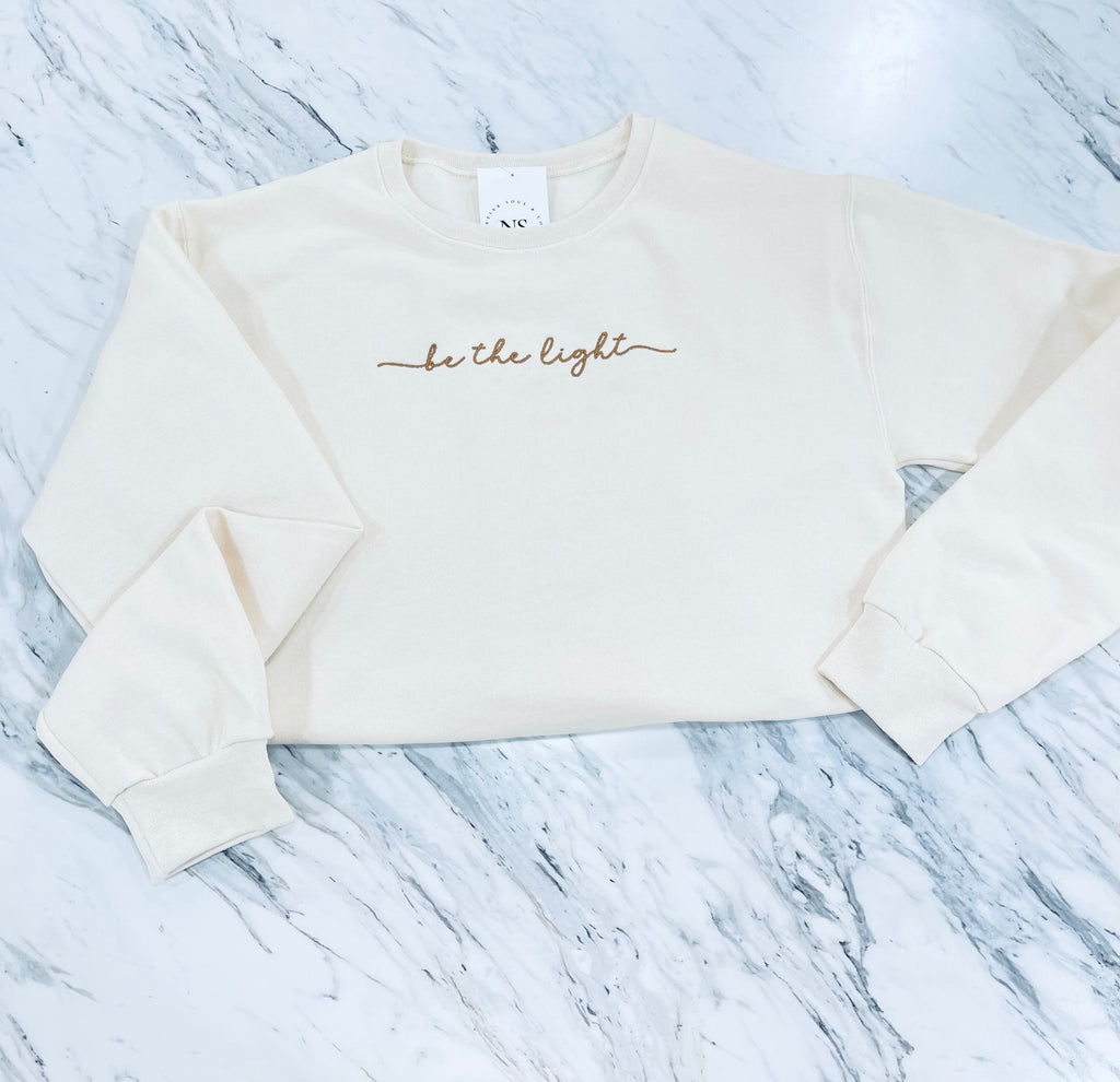 "Be The Light"sweatshirt