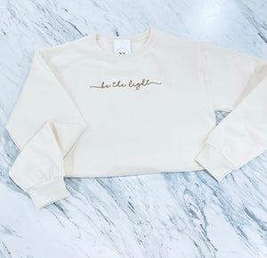 "Be The Light"sweatshirt