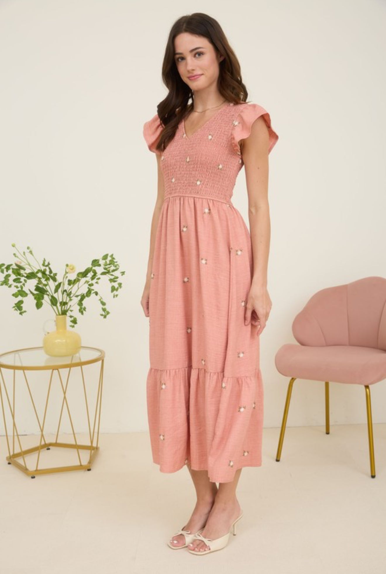 “Sweet Chaos” (light sienna)  dress