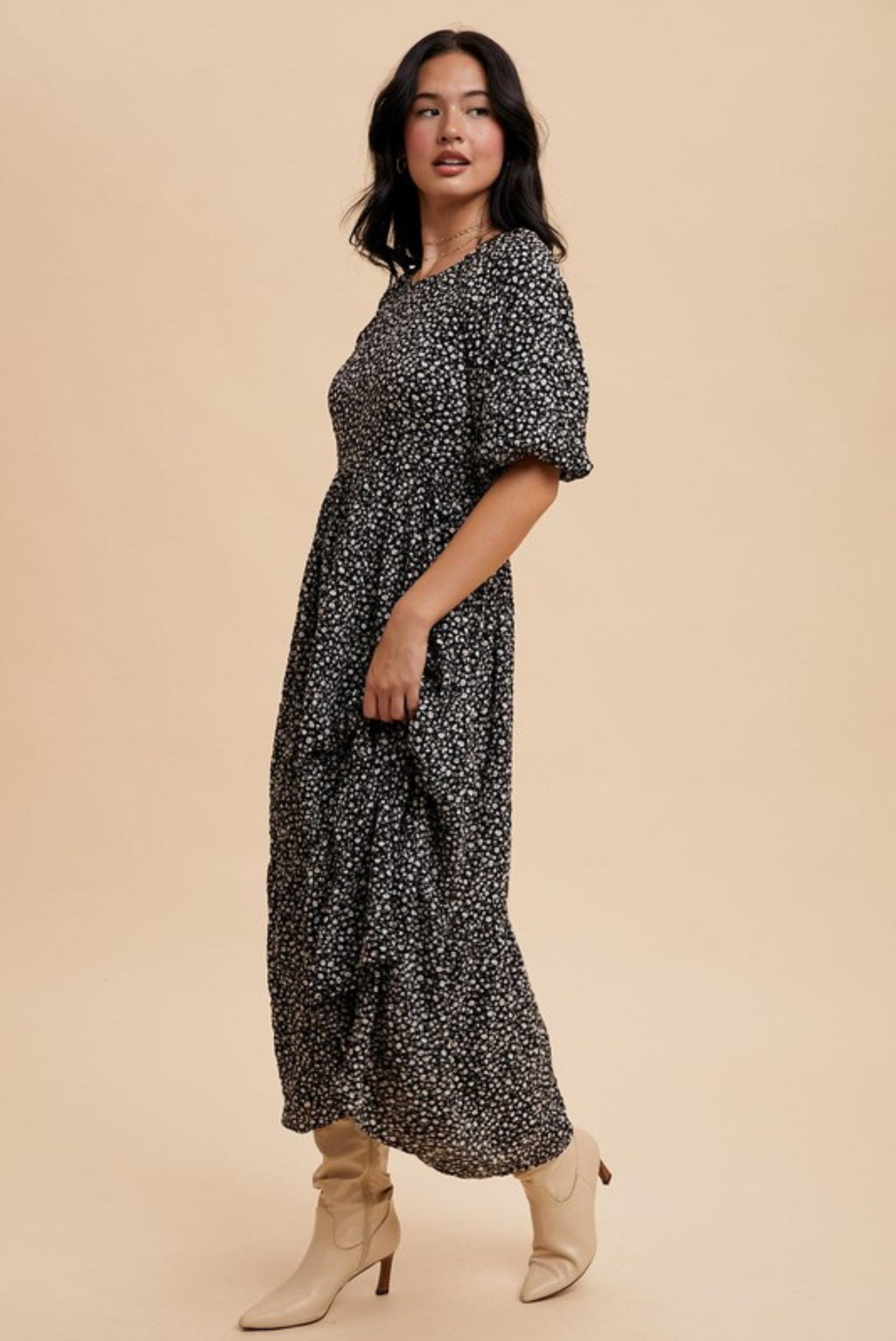 "Midnight Bloom" dress