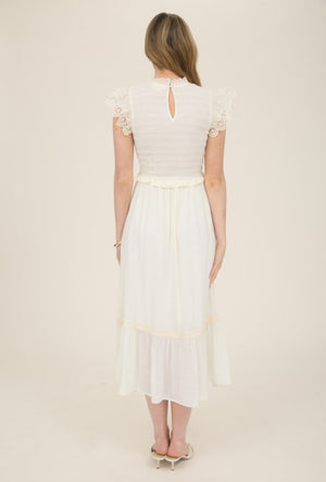 "Lace Meadow" (ivory) dress