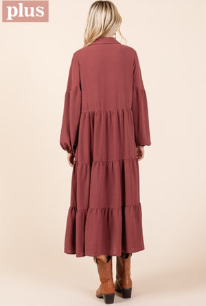 "Tea At Bricktown" plus dress