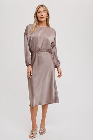 "Lovelier By The Hour" (pewter) dress