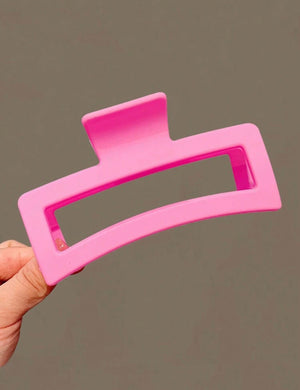 "On The Go" (hot pink) large claw clip