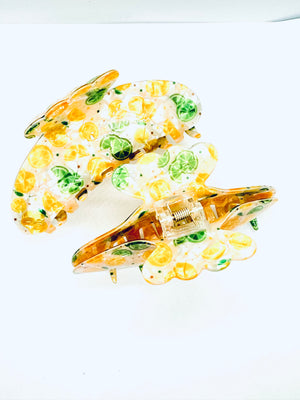 "Lemons and Limes" claw clip