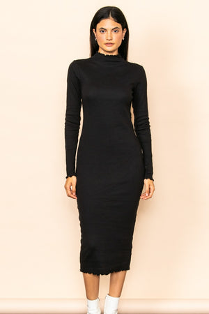 "Back to Basics" Mockneck Dress