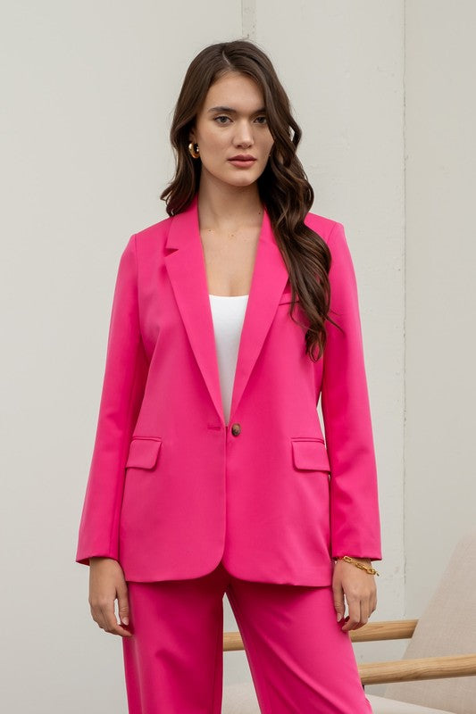 "Sassier in Pink" Blazer