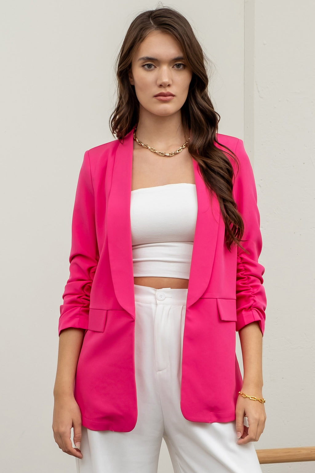 "Blazing The Way" (pink) blazer