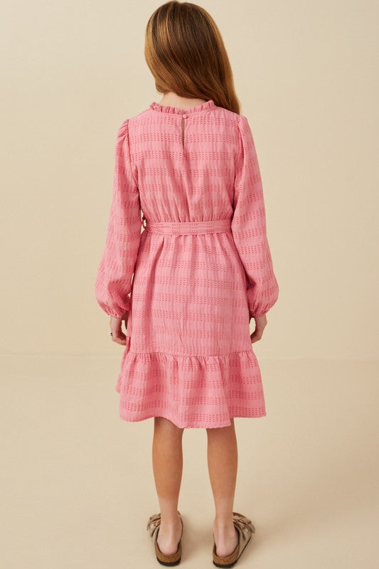 "Tickle Me Pink" Little Girls Dress