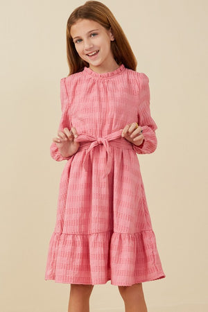 "Tickle Me Pink" Little Girls Dress