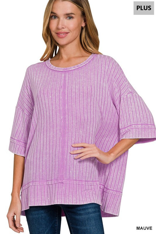 " A Touch of Comfort" (Lavender) Plus Top