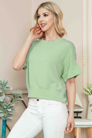 "Springtime Daze" (Sage) Top