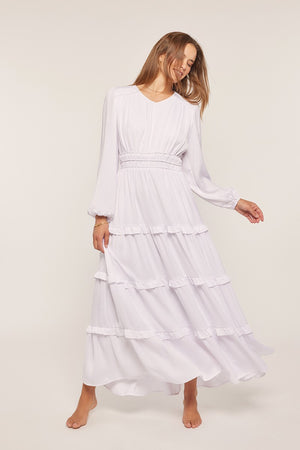 "Waltz Through Paris" (White) Dress