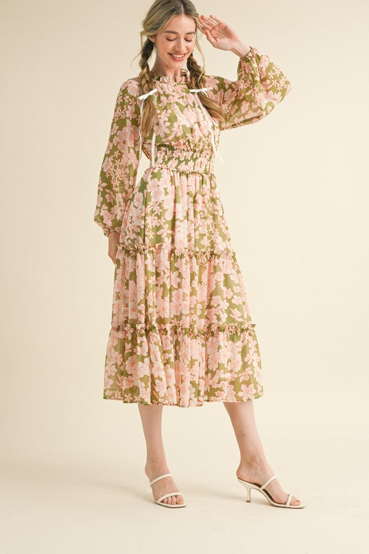 "Springtime Florals" Dress