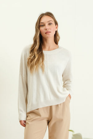 "Afternoon Errands" (cream) top